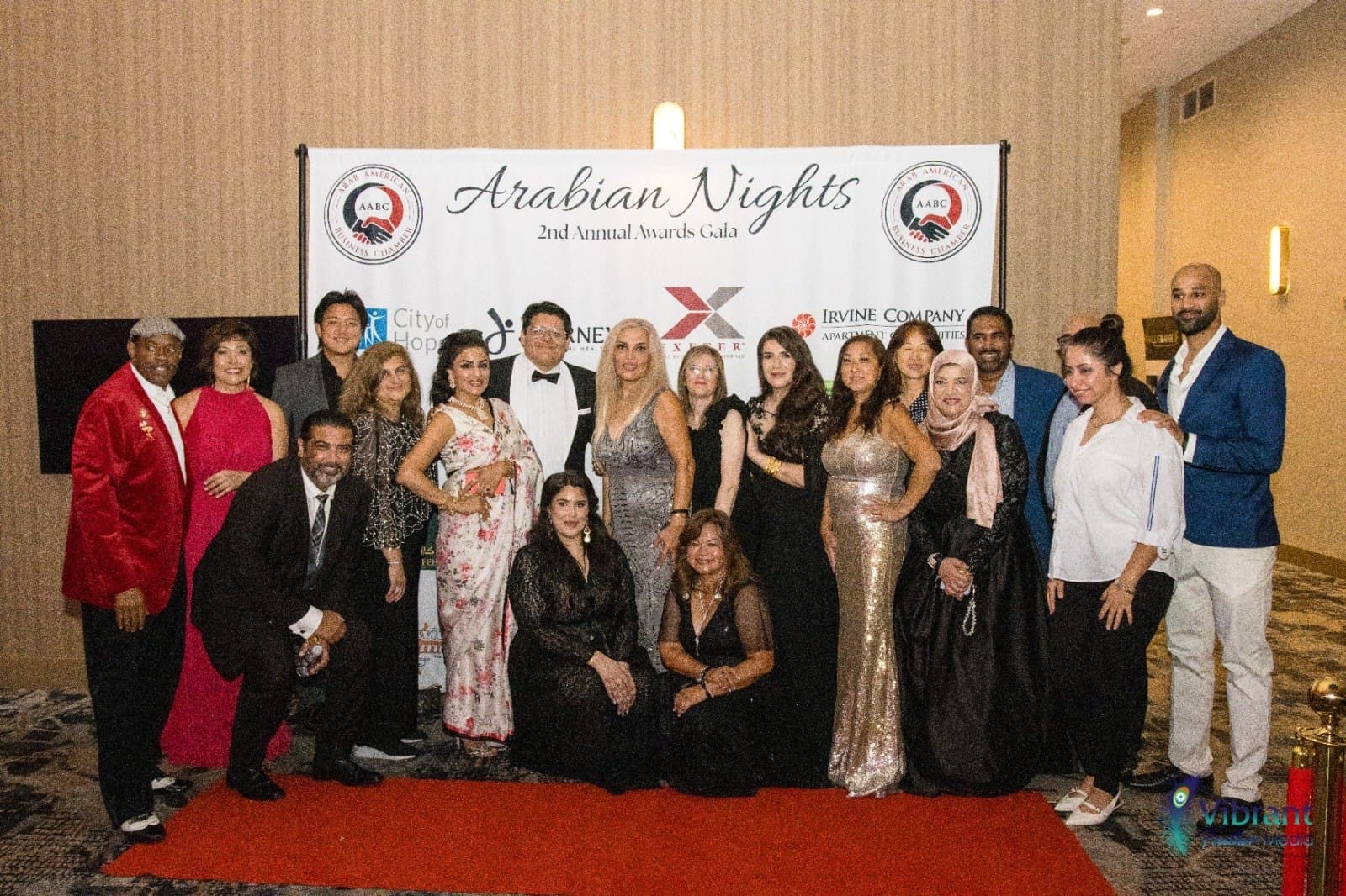 Daily Network Insights with community leaders on the red carpet at the Arab American Business Chamber Arabian Nights Awards Gala